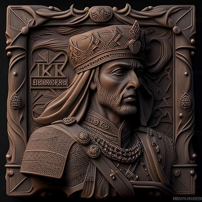 3D модель Игра Crusader Kings II Раджас Индии (STL)